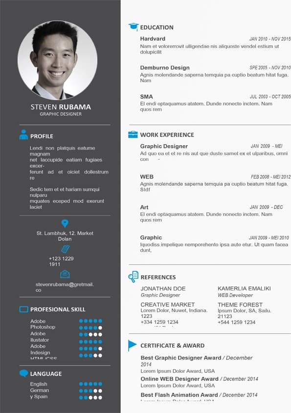 Clean Resume Template Word from www.mycvstore.com