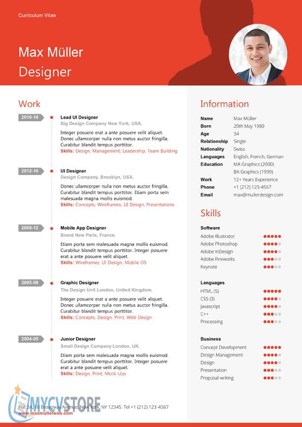 Manager Resume Template from www.mycvstore.com