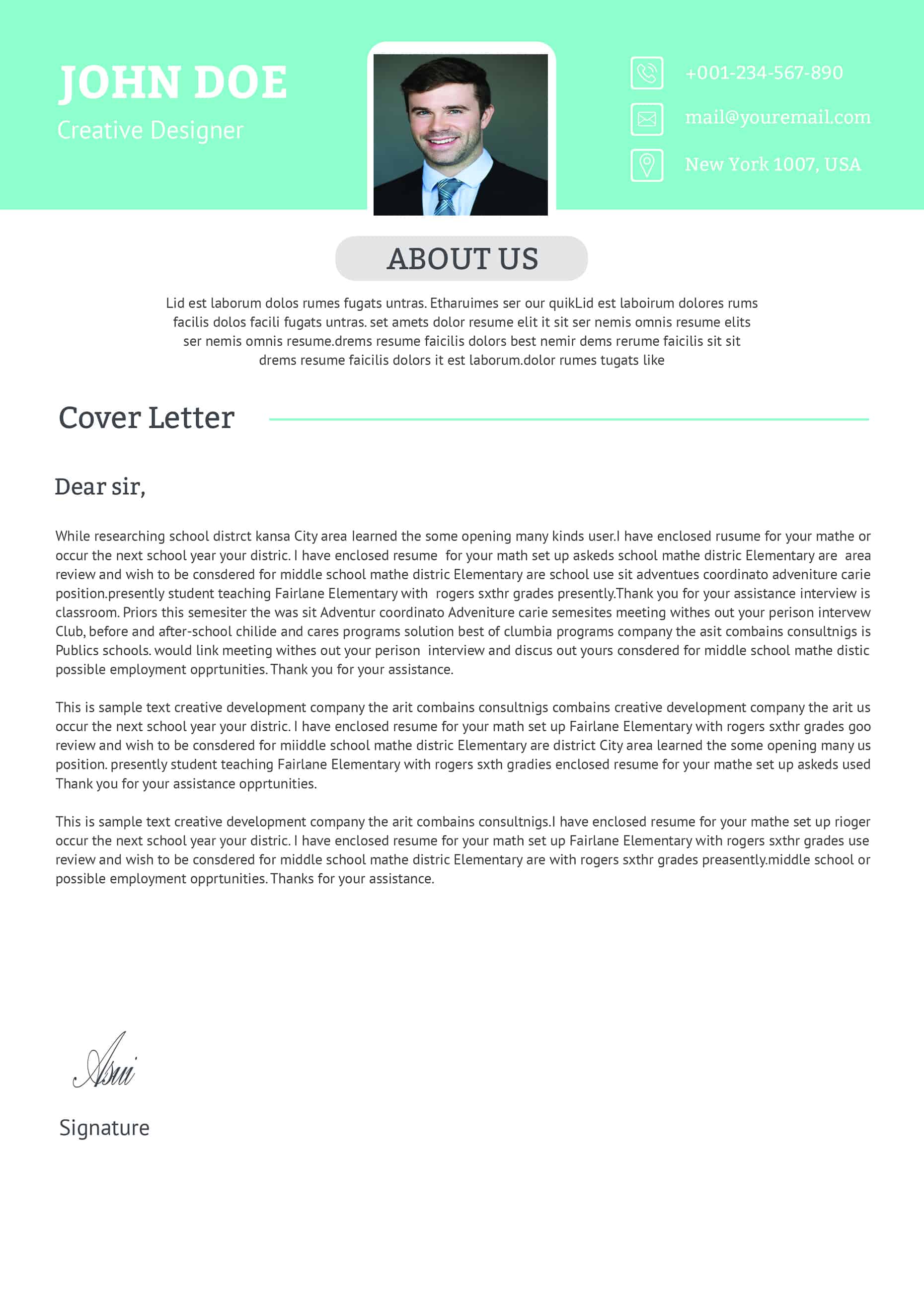Senior Manager Cover Letter - Download Cover Letter ...