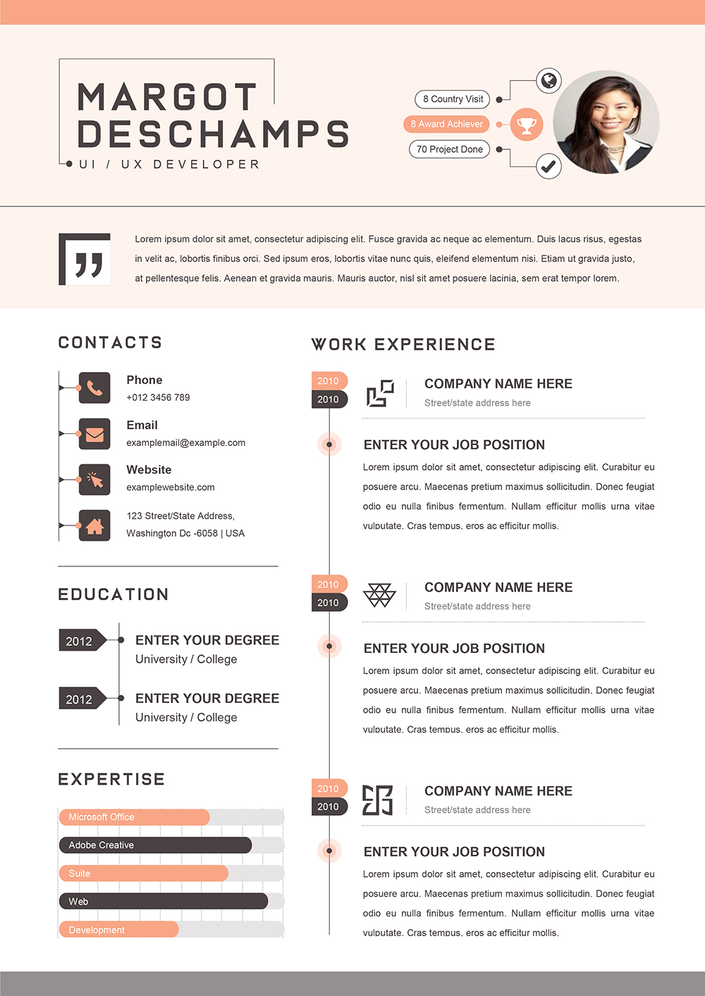Marketing Manager Cv Template Word : Marketing Manager resume example, CV template, skills ... - Digital marketing manager template (text format) summary.