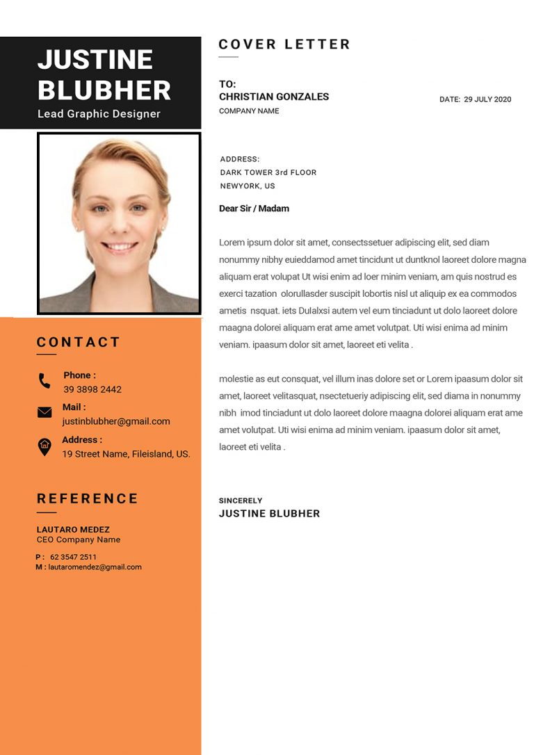 Dynamic CV template for download in word format | Dynamic CV template