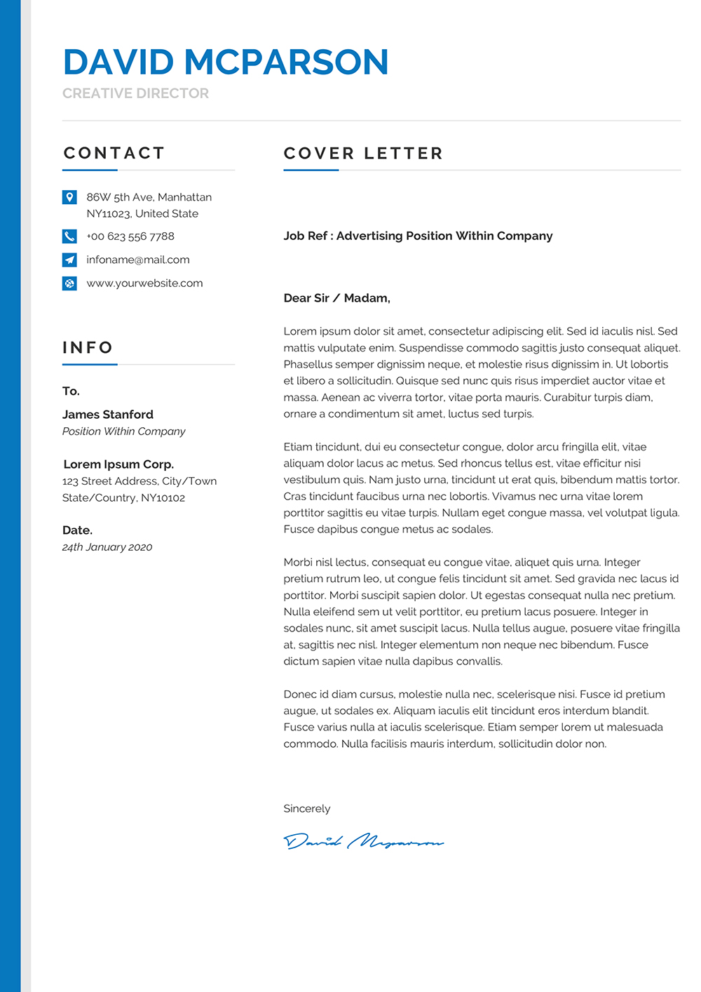 sample cover letter download