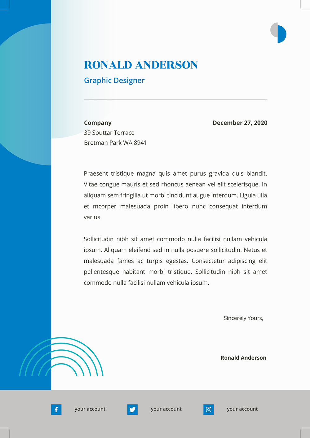 eye catching cover letter templates