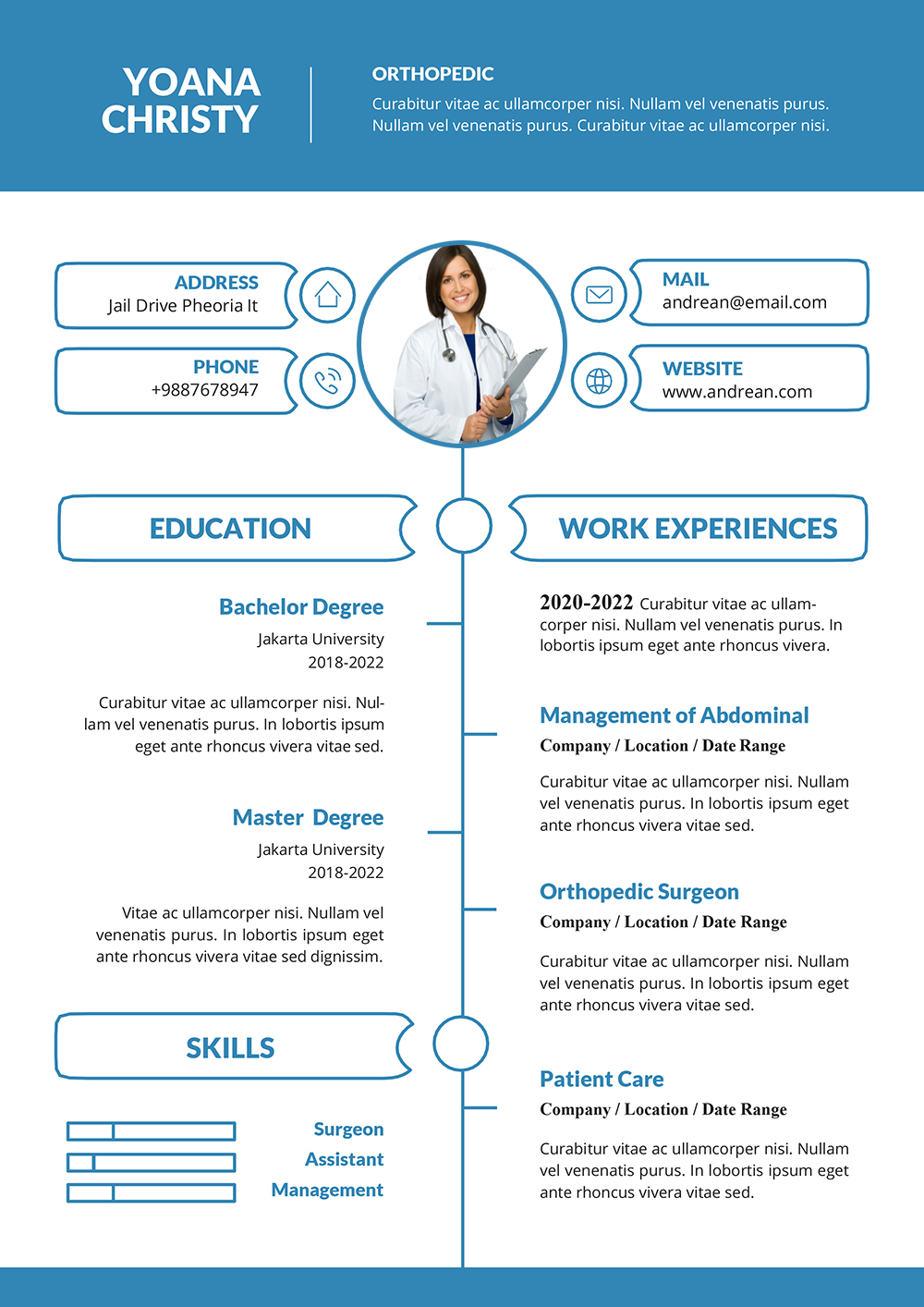 free resume templates word for experienced professionals