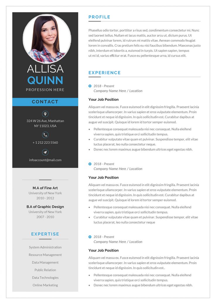 resume template 2021