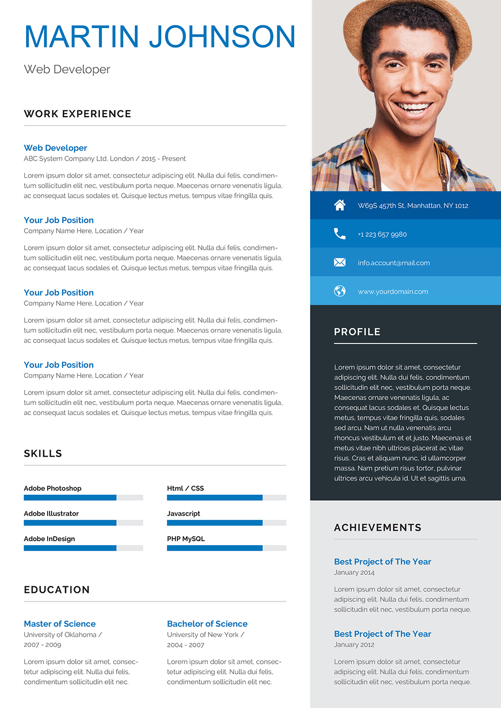 Student Cv Example To Download Word Student Resume Sample