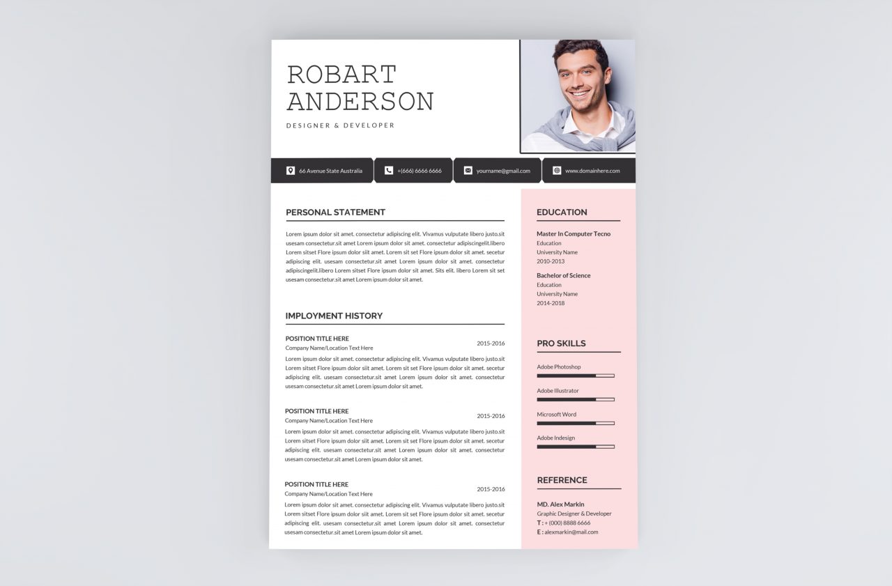 resume format 2021 examples