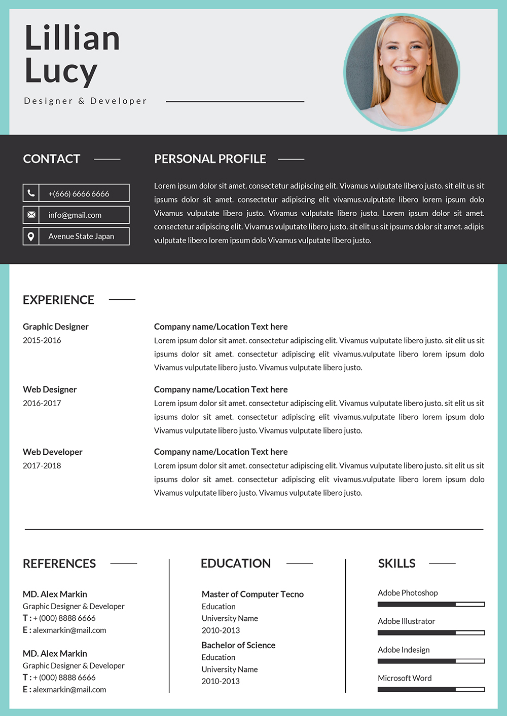 resume template 2021