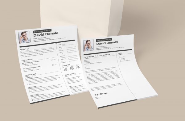 Modern Simple Cover Letter Template