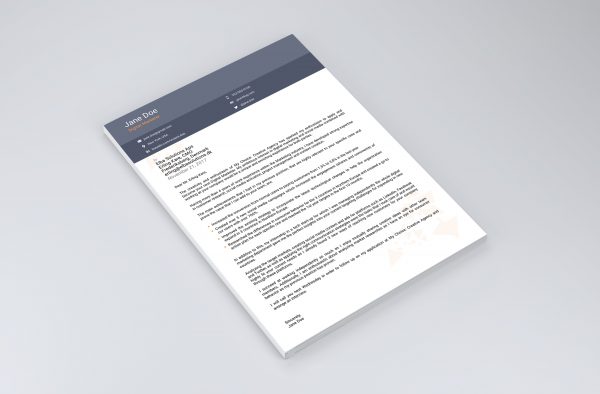 Word Cover Letter Novoresume Creative Template