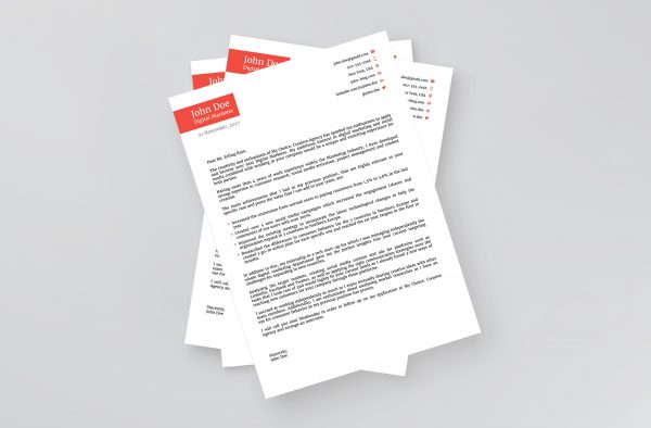 Word Cover Letter Novoresume Functional Template